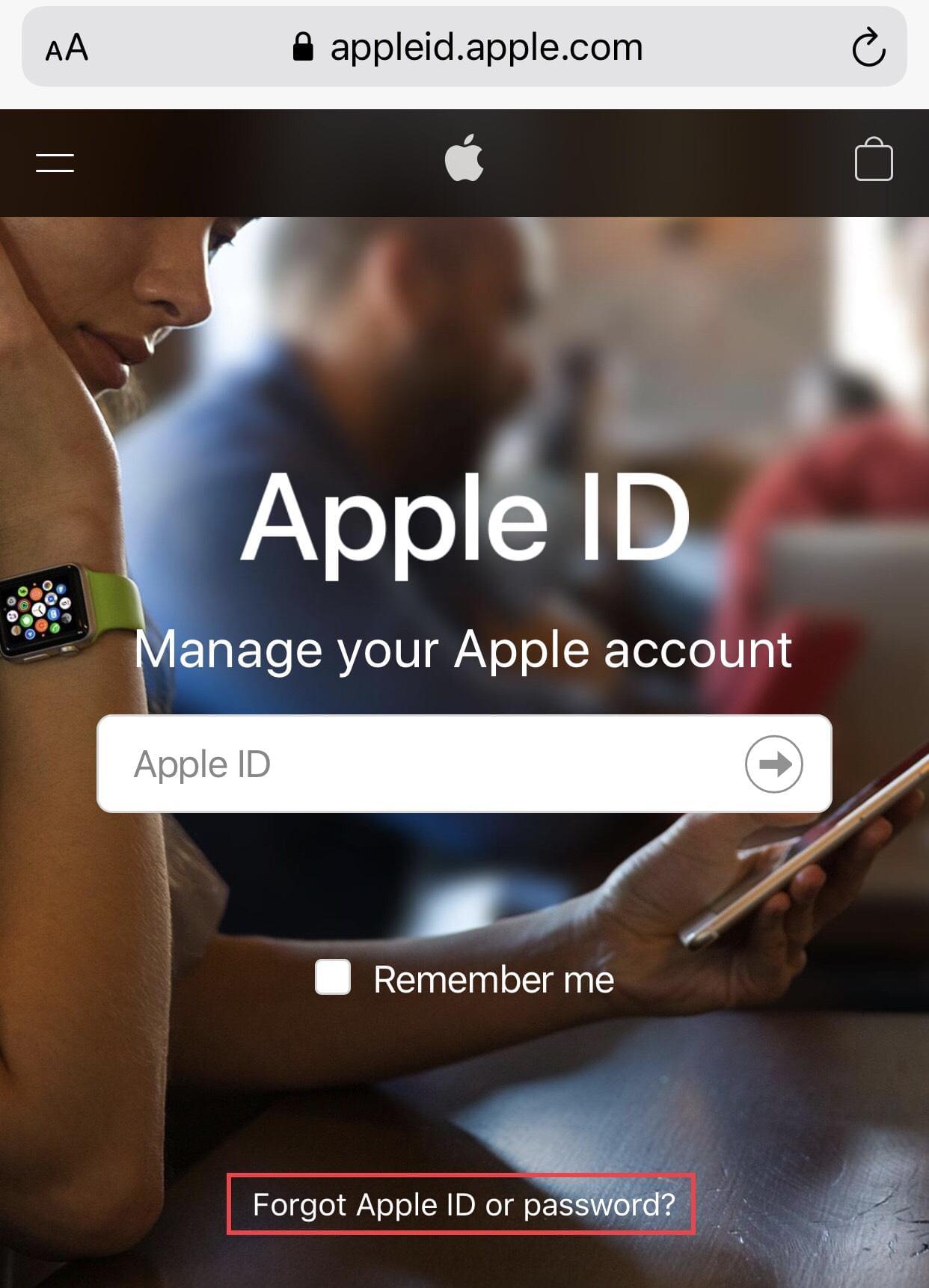 Lấy lại tài khoản iCloud với “My Apple ID”