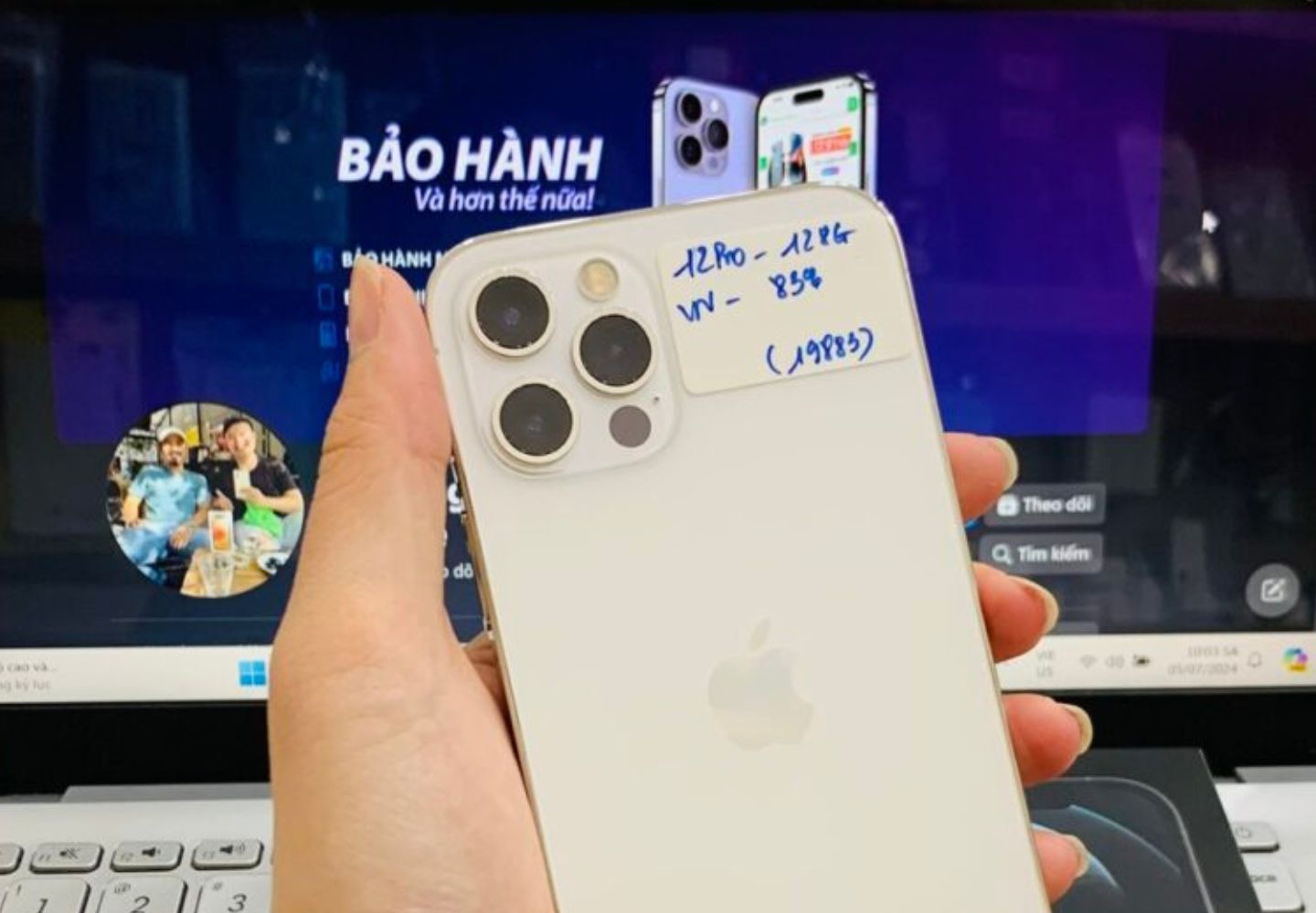 Cụm camera iphone 12 pro