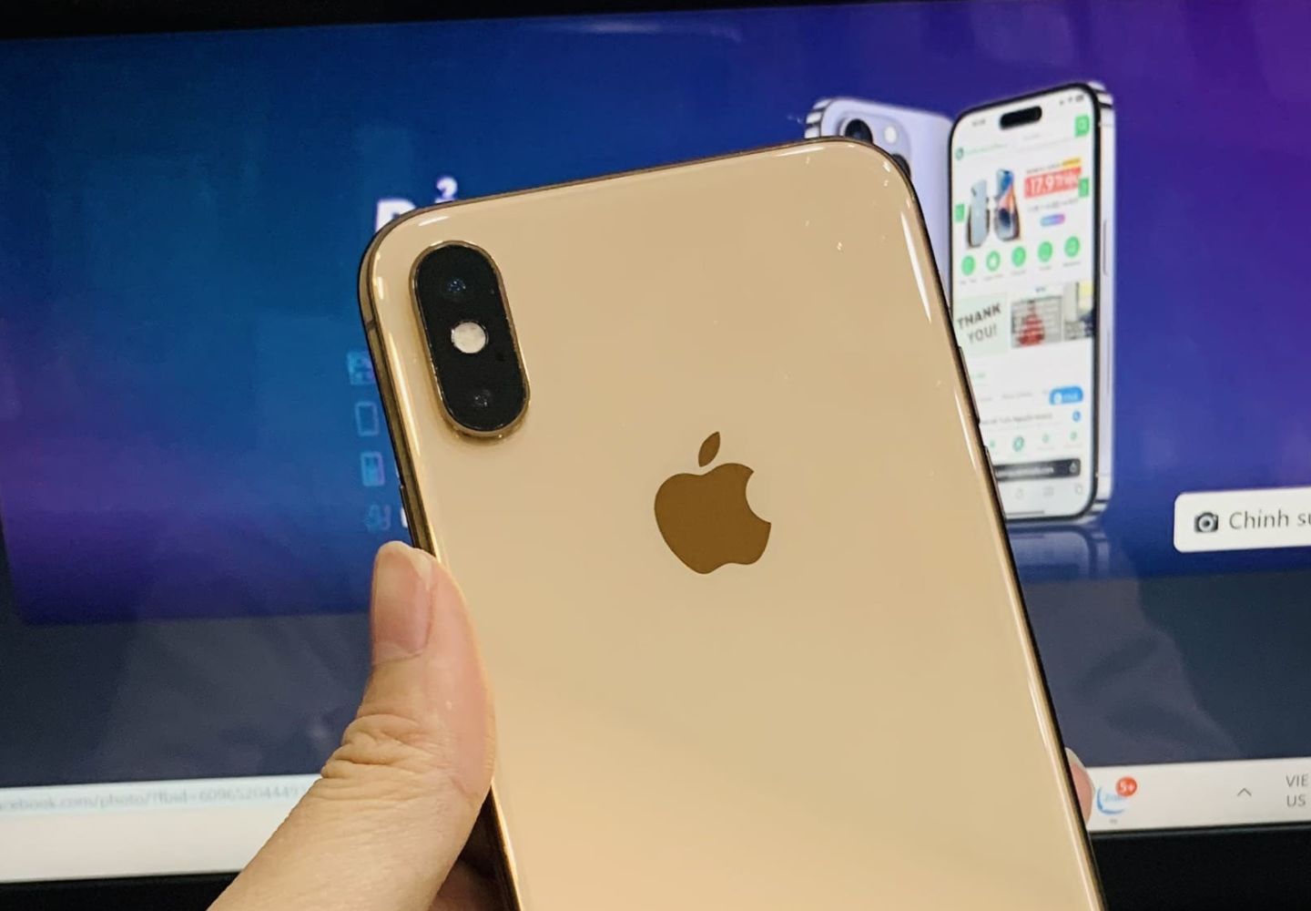 Cụm camera iphone xs