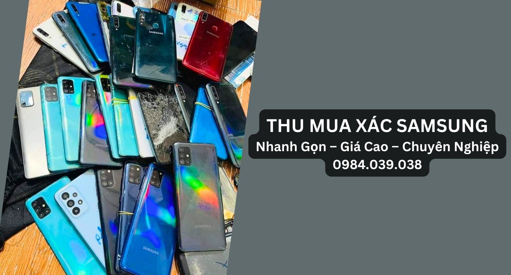 thu mua xác điện thoại samsung