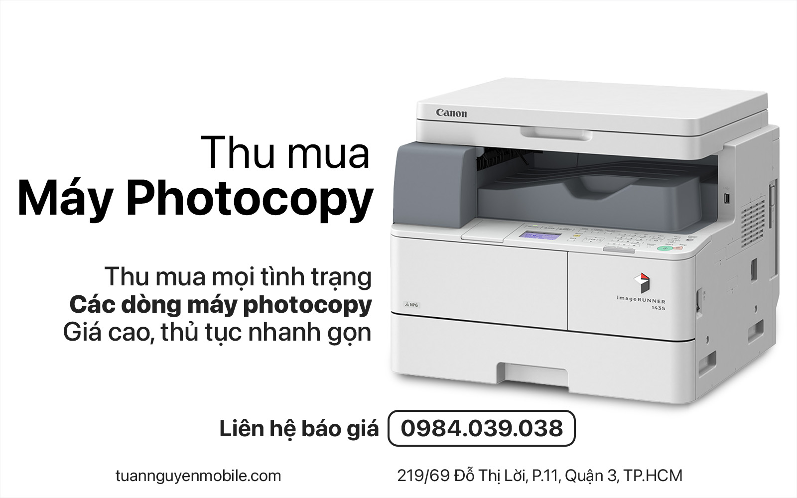 địa chỉ thu thu máy máy photocopy giá cao tại tphcm