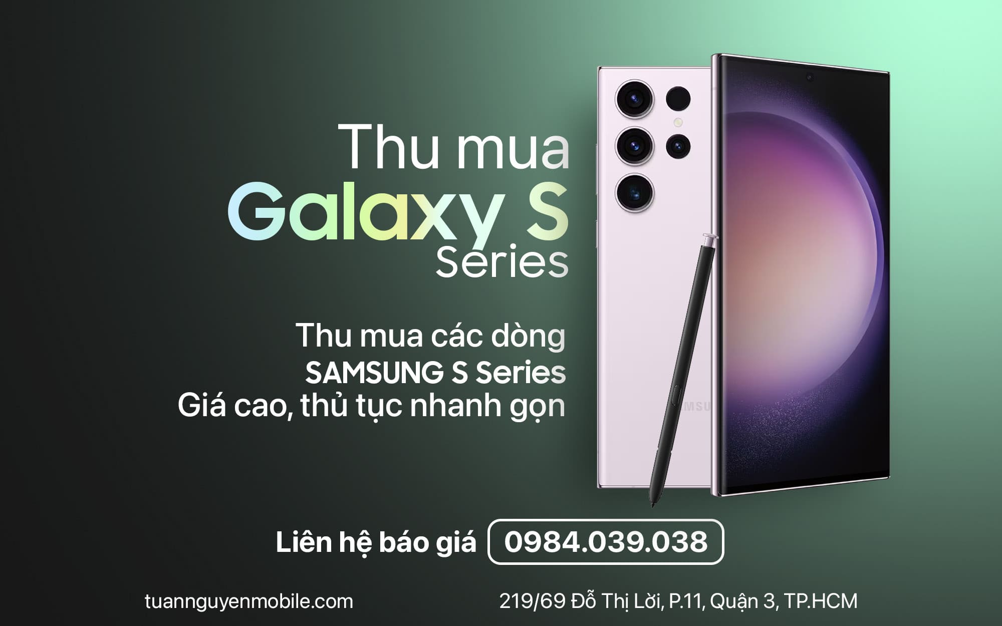 Địa chỉ thu mua samsung dòng S tại TPHCM
