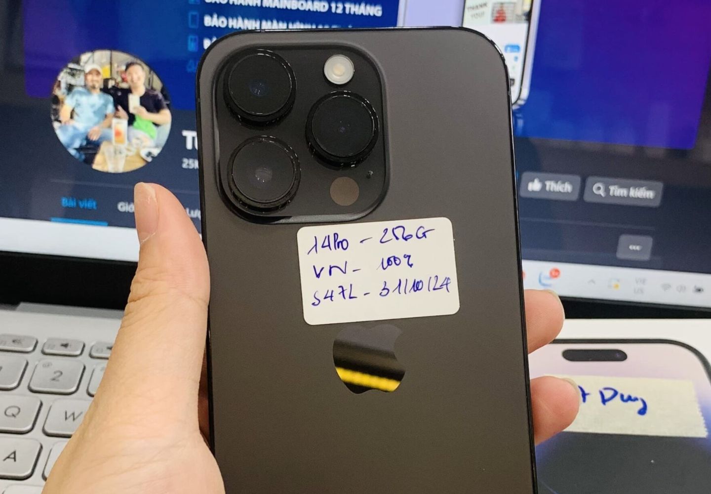Cụm camera iPhone 14 pro