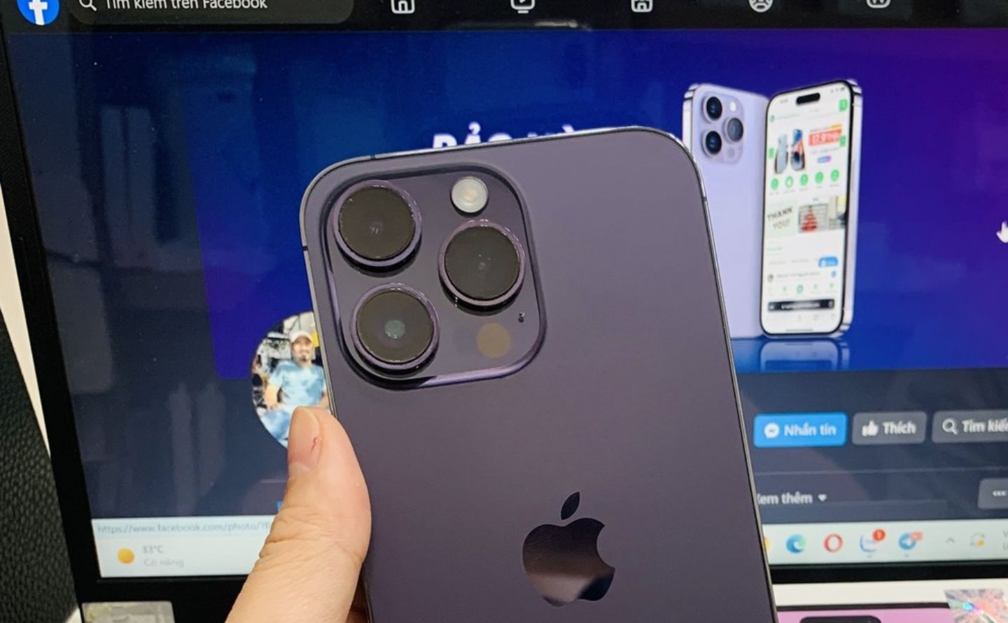 Hình ảnh camera sau iPhone 14 pro Max