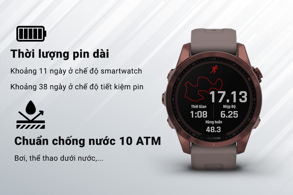 Garmin fenix 7s Sapphire Solar