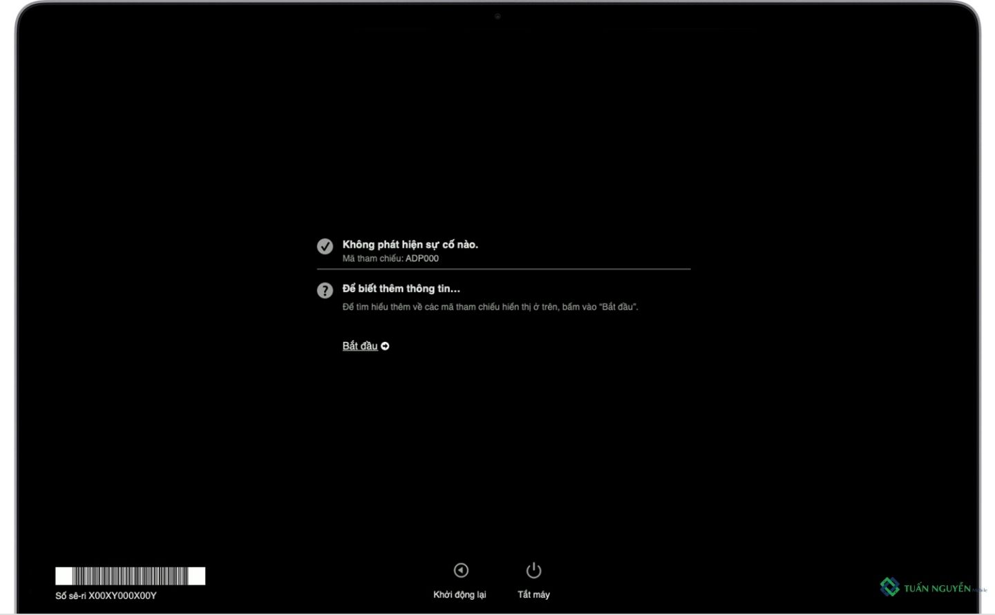 Chuẩn đoán lỗi trên Macbook