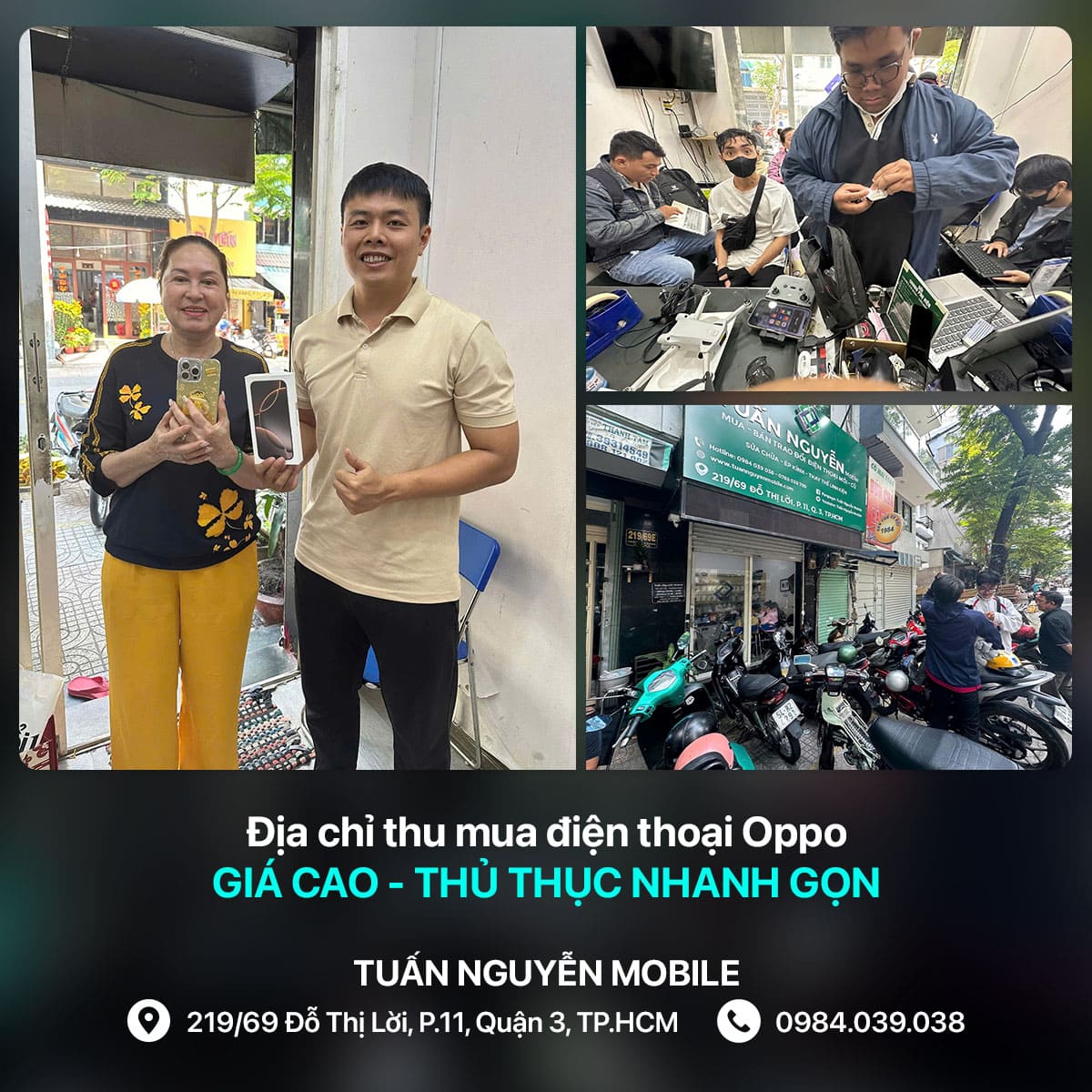 Địa chỉ thu mua điện thoại Oppo giá cao