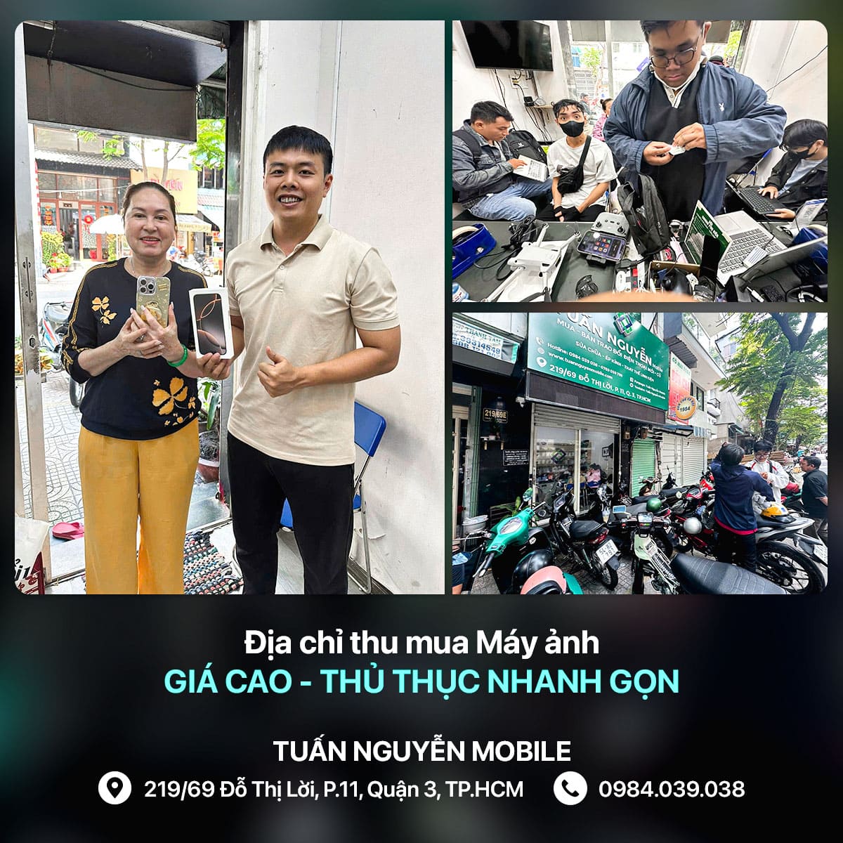 Địa chỉ thu mua máy ảnh cũ giá cao tại tphcm
