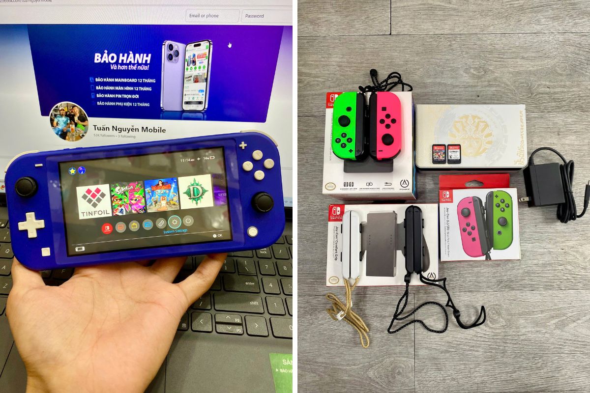 Tuấn Nguyễn Mobile thu mua Nintendo đa dạng tình trạng và model máy