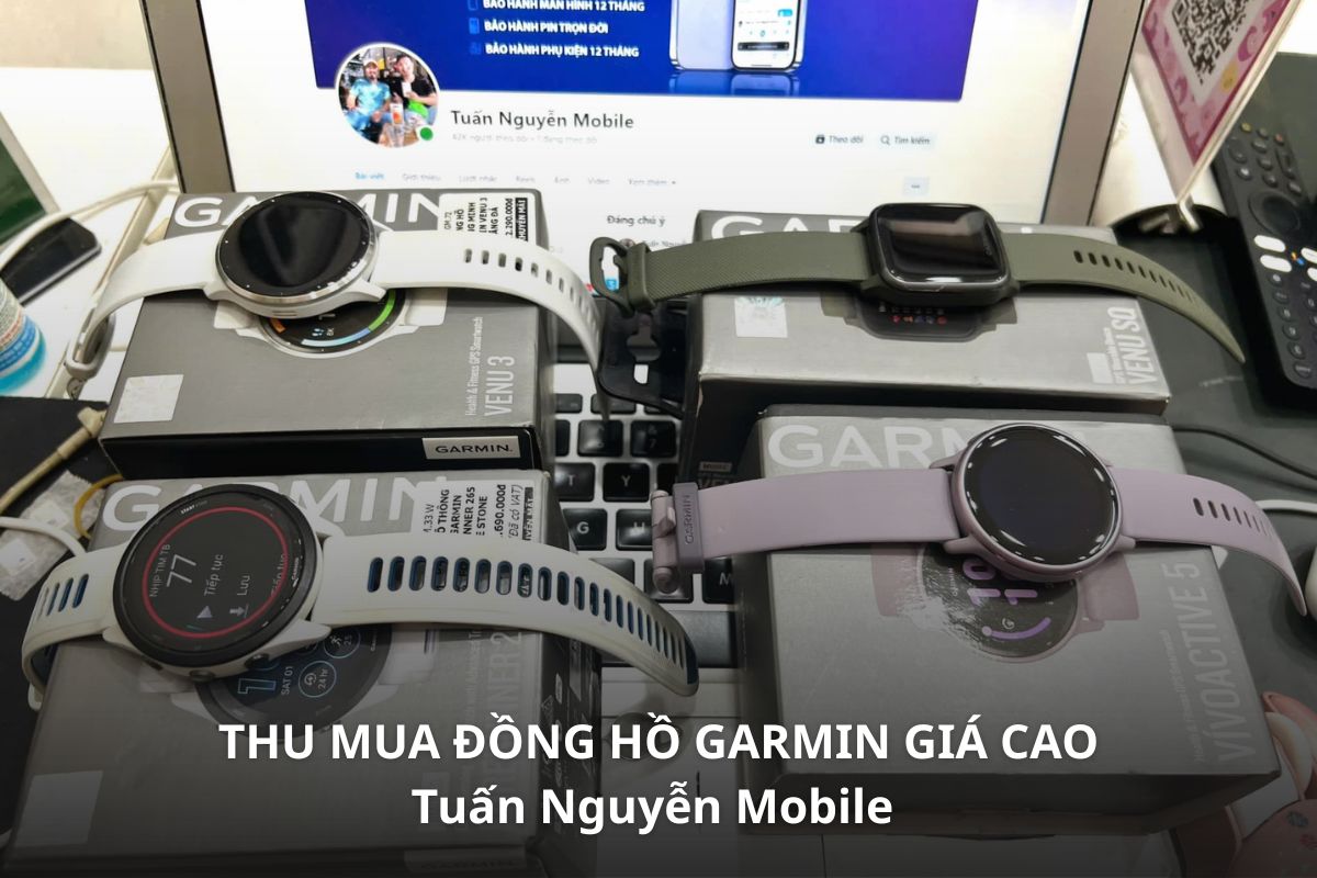 Thu mua đồng hồ Garmin cũ, mới giá cao tại TPHCM