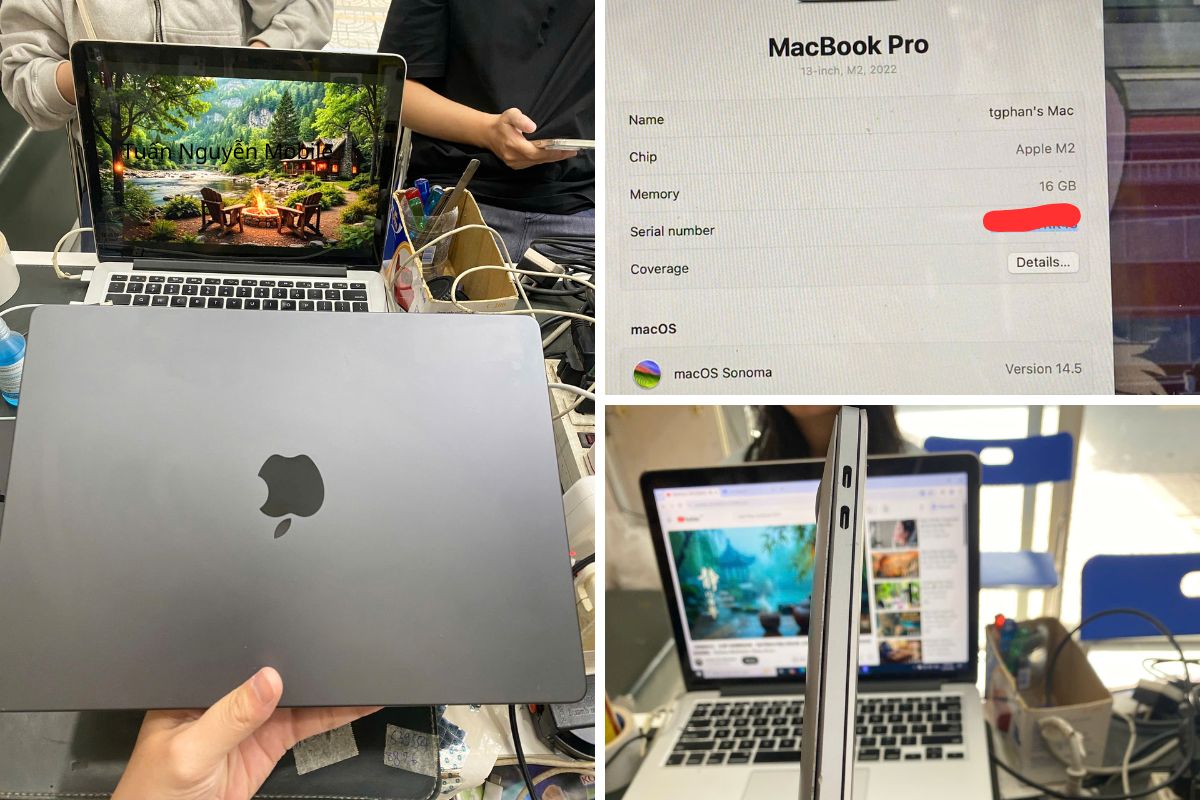 Dịch vụ thu mua macbook chip m2 giá cao tại Tuấn Nguyễn