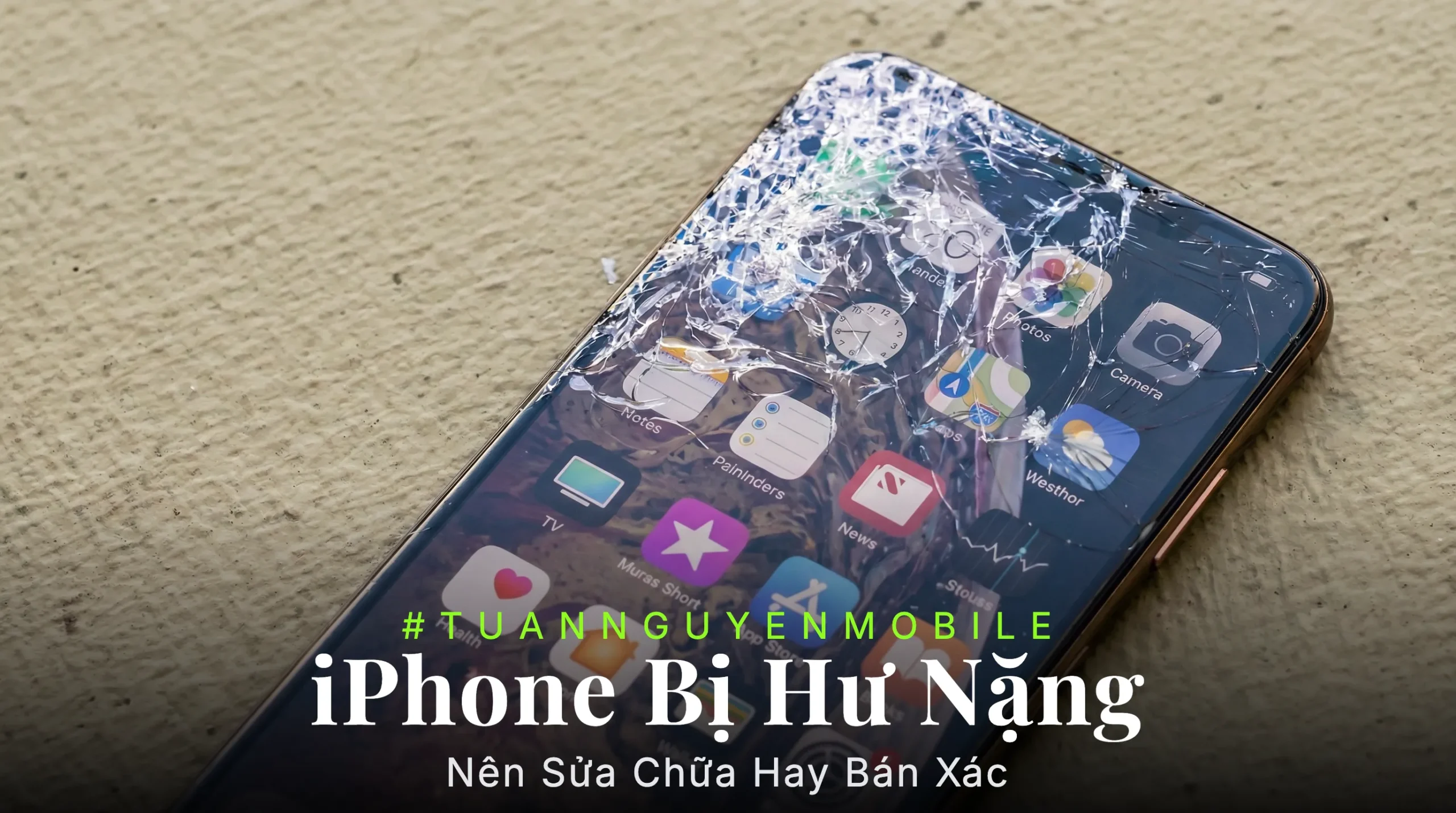 iPhone bị hư nặng nên sửa chữa hay bán xác?