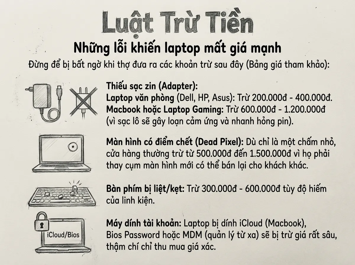 Những nguyên nhân khiến chiếc Laptop bạn bị mất giá