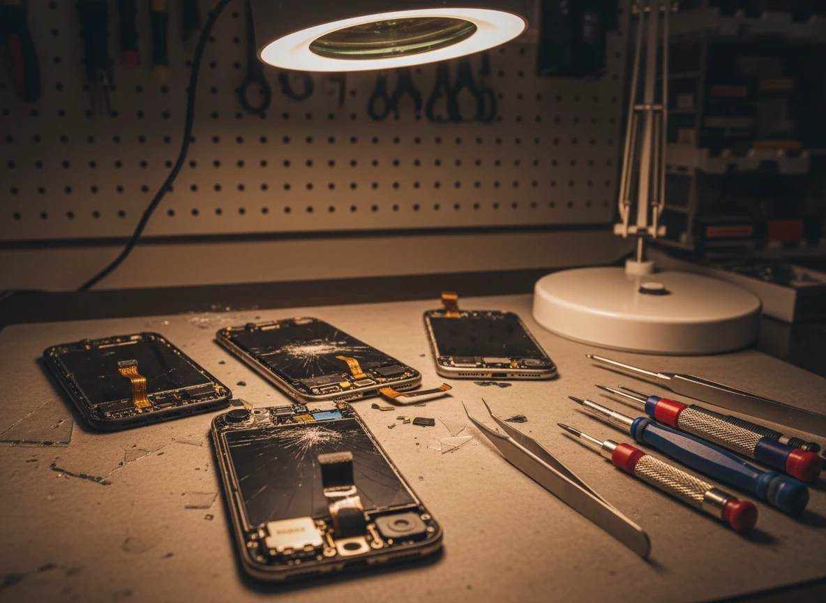 Dịch vụ thu mua xác iPhone cũ hỏng để lấy linh kiện bóc máy chính hãng