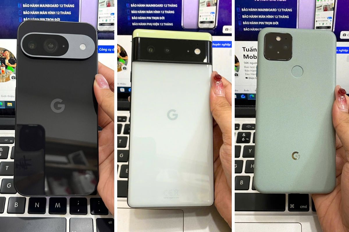 Tuấn Nguyễn thu mua đa dạng tình trạng và model của google Pixel