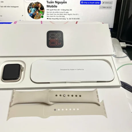 Apple Watch SE 3 40mm Starlight fullbox tại Tuấn Nguyễn Mobile