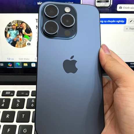 iPhone 15 Pro 128GB Xanh mặt lưng