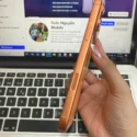 iPhone 17 Pro Max 1TB màu Cam cạnh phải nút nguồn