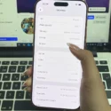 iPhone 17 Pro Max 1TB màu Cam màn hình giới thiệu máy iOS 26.6