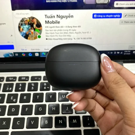 Hộp sạc Redmi Buds 8 Pro đen