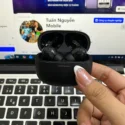 Hộp sạc Redmi Buds 8 Pro đen mở nắp