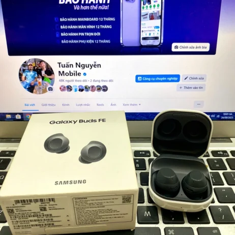 Tai nghe Samsung Galaxy Buds FE Graphite cũ kèm hộp