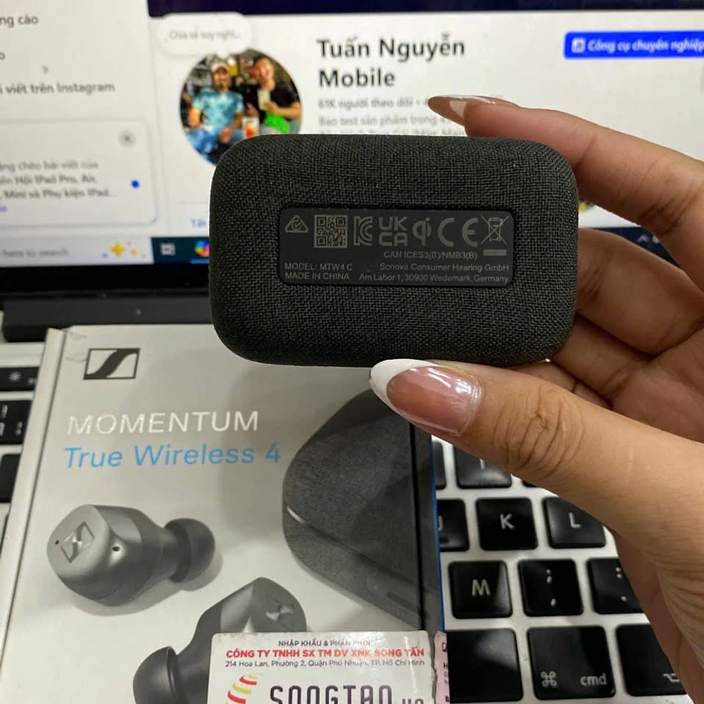 Tem model MTW4 C Sennheiser Momentum True Wireless 4