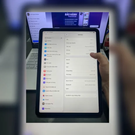 iPad Air 4 thông tin máy iPadOS 26 256GB
