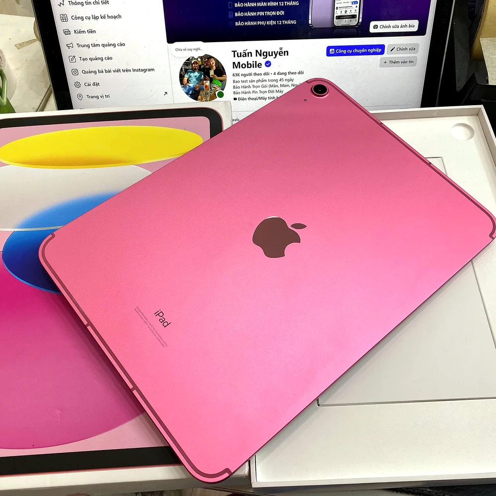 ipad-gen-10-256gb-5g-hong-mat-lung-fullbox iPad Gen 10 256GB hồng mặt lưng kèm hộp