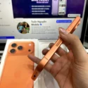 iPhone 17 Pro 256GB Cam Cosmic Orange cạnh viền