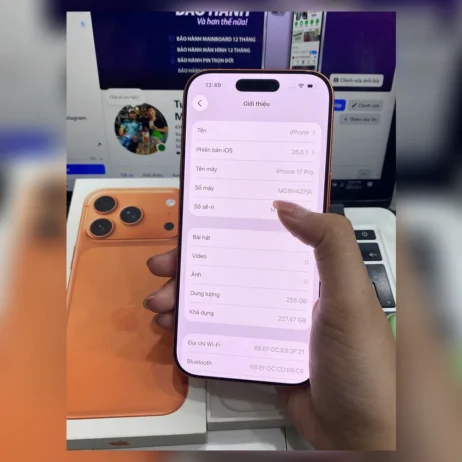 iphone-17-pro-256gb-cam-thong-tin-may iPhone 17 Pro 256GB Cam Cosmic Orange thông tin máy model MG8H4ZP/A