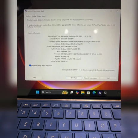 Laptop ASUS ZenBook UX334FAC cấu hình i5-10210U 8GB RAM