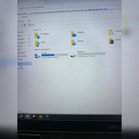 Laptop Dell Precision 3530 dung lượng ổ cứng SSD 256GB