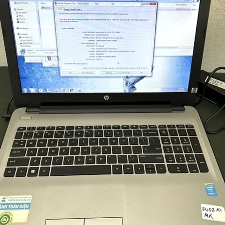 Laptop HP Notebook i3-5005U bàn phím và màn hình
