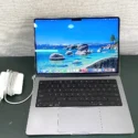 MacBook Pro 14 M1 Pro 2021 Xám mặt trước mở màn hình