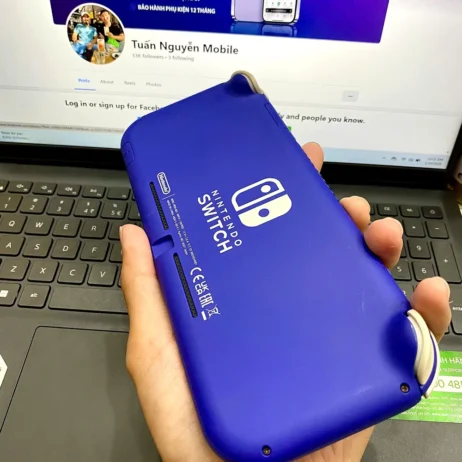 nintendo-switch-lite-xanh-cu-mat-lung Nintendo Switch Lite xanh cũ mặt lưng