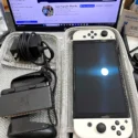 Nintendo Switch OLED trắng cũ full box phụ kiện