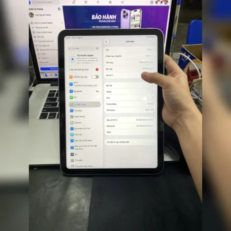 ipad-gen-10-64gb-wifi-bac-thong-tin-may iPad Gen 10 64GB thông tin máy trong cài đặt