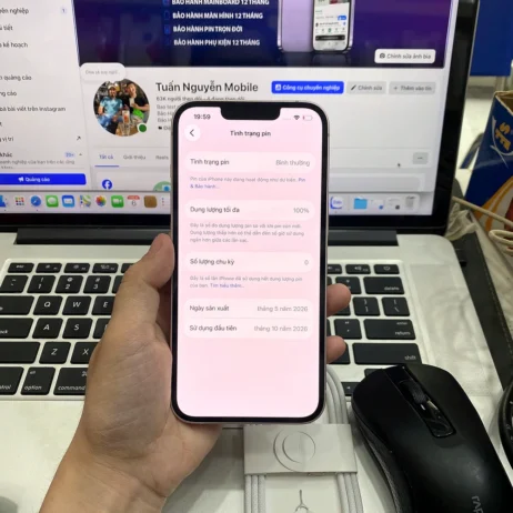 iphone-17e-256gb-hong-tinh-trang-pin iPhone 17e 256GB Hồng tình trạng pin 100 phần trăm 0 chu kỳ sạc
