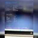 Laptop HP 15-fc0xxx tình trạng pin 27 lần sạc